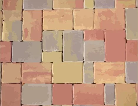 Pavement slabs vector texture Stock Illustration