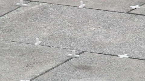 Pavement texture from new square stones Video stock 130322550