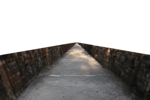 Pavement on a white. Stock Photos