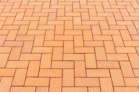 Paver block floor background Stock Photos