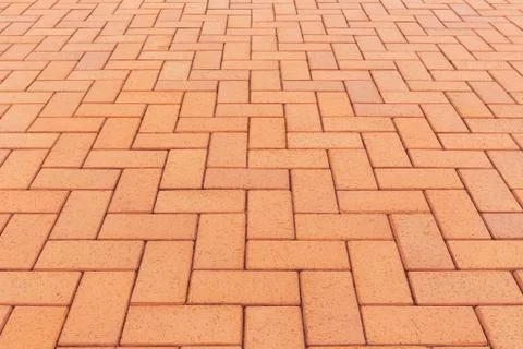 Paver block floor background Stock Photos