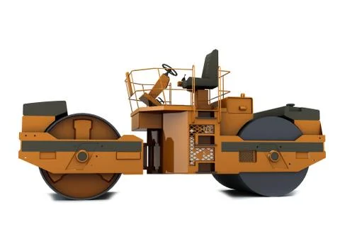 Paver machine Stock Photos