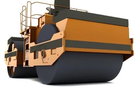 Paver machine Stock Photos