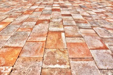 Paver perspective Stock Photos