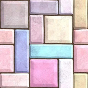 Pavers seamless texture Stock Illustration