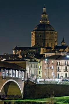 Pavia dome Stock Photos