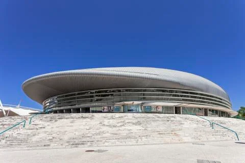 Pavilhão Atlântico, aka Meo Arena, Park of Nations, Parque das Nações, Lisbon Stock Photos
