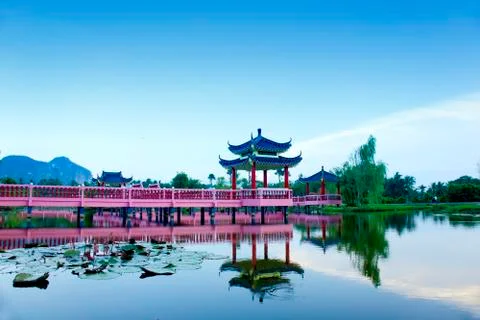 Pavilion building Stock Photos