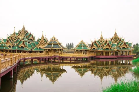 Pavilion of the engightened Stock Photos