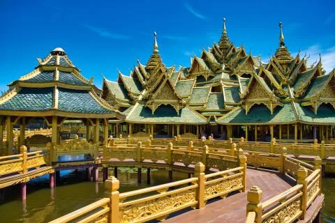 Pavilion of the Enlightened image Stock Photos