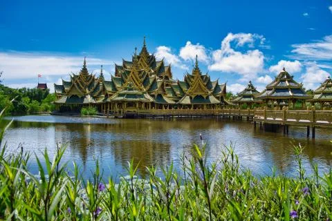 Pavilion of the Enlightened Stock Photos