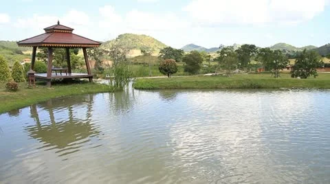 Pavilion Stock Footage 12440457