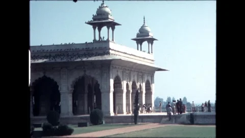 Pavilion in Fort Complex Stock Footage 276292437