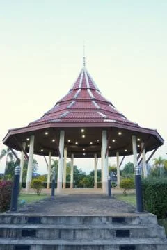 Pavilion in the park Stock Photos