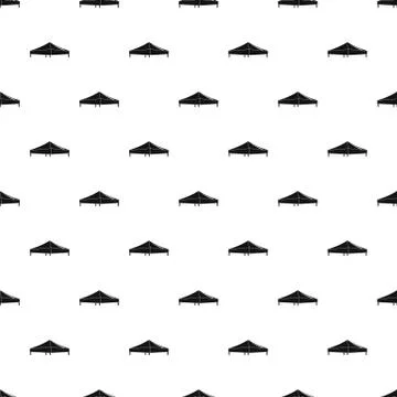 Pavilion tent pattern seamless 库存插图