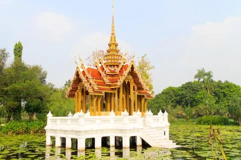 Pavilion thai style Stock Photos