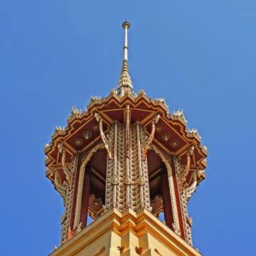 Pavilion in thai temple Stock Photos