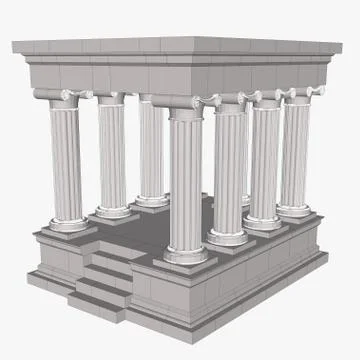 Pavilion vector,architectural decoration Stock Illustration