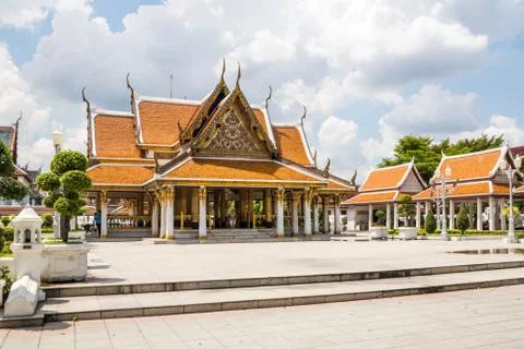 Pavilion, Wat Ratchanadda Foto stock