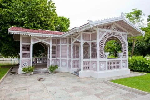 The pavillon housing thailand Stock Photos