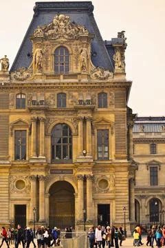 The Pavillon Mollien Stock Photos