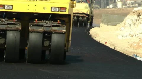 Paving Asphalt 10 Stock Footage 22324322