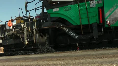 Paving Asphalt 14 Stock Footage 22322796