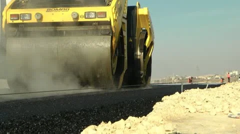 Paving Asphalt 17 Stock Footage 22325727