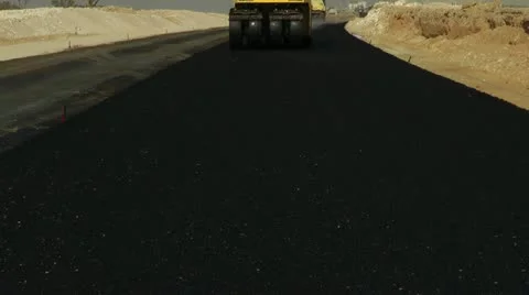 Paving Asphalt 4 Stock Footage 22323114