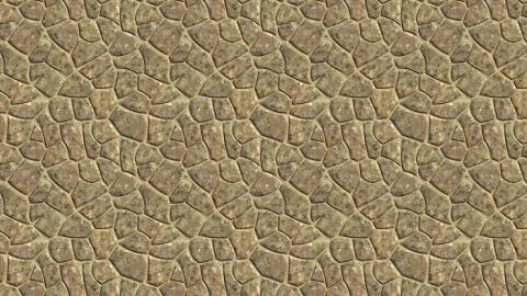 Paving blocks made of asymmetrical stone. seamless pattern of stone wall Stock Illustration