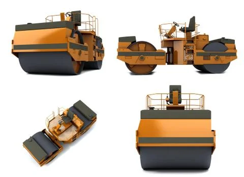 Paving machine Stock Photos