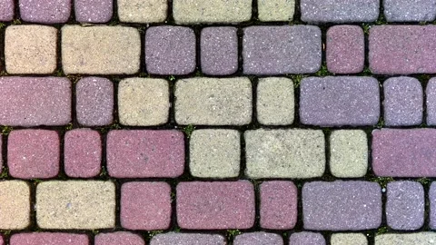 Paving slabs abstract wall. Pattern for decoration. Stock Footage 156427895