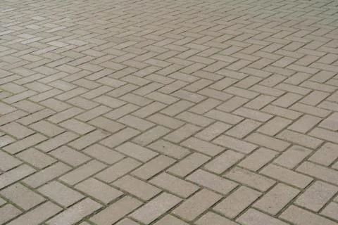Paving slabs of gray elements Stock Photos
