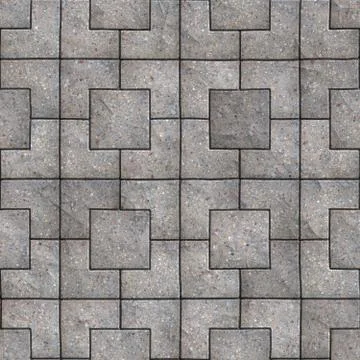 Paving Slabs. Seamless Tileable Texture. Illustrazione stock