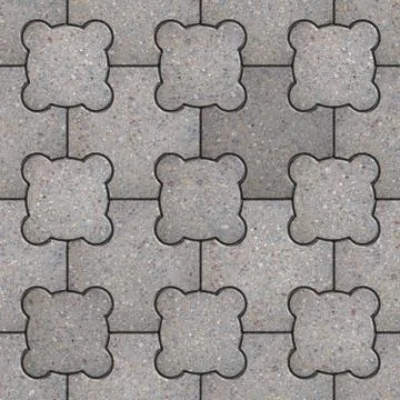Paving Slabs. Seamless Tileable Texture. Stock Illustration