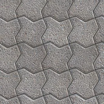 Paving Slabs. Seamless Tileable Texture. Stock Illustration