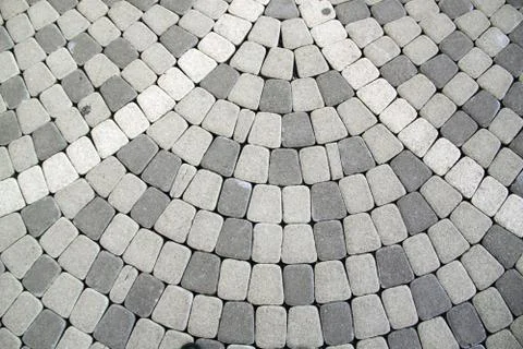 Paving slabs of stone. Stock Photos