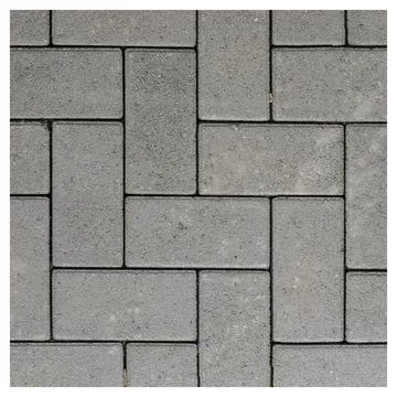 Paving stone isolated on white Stock Illustration