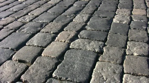 Paving stone. Moscow. Stock Footage 308545