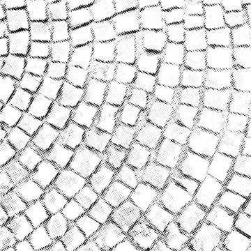 Paving stone pattern vector halftone texture overlay Stock Illustration