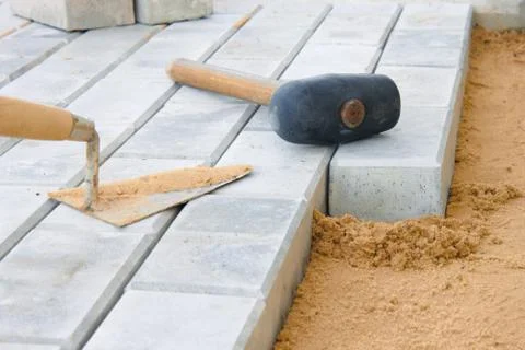 Paving stone Stock Photos