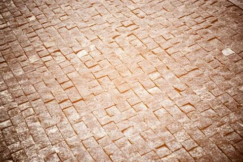 Paving stone on the Red Square Stock Photos