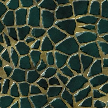 Paving stones abstract seamless generated hires texture イラスト素材