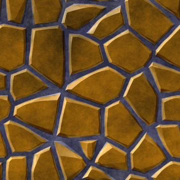 Paving stones seamless generated texture Illustrazione stock