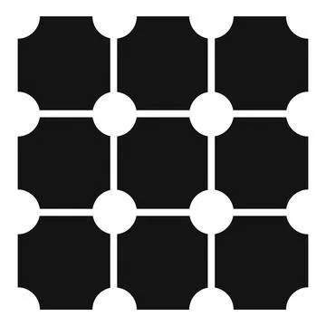 Paving surface icon, simple style Ilustración de archivo