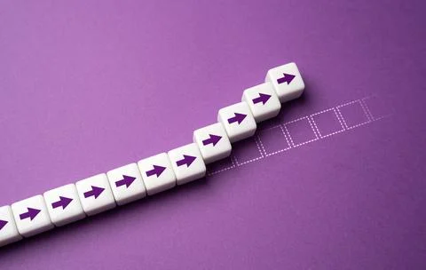 Paving the way forward. Plan ahead. Vision of the future and goals. Go forw.. Stock Photos