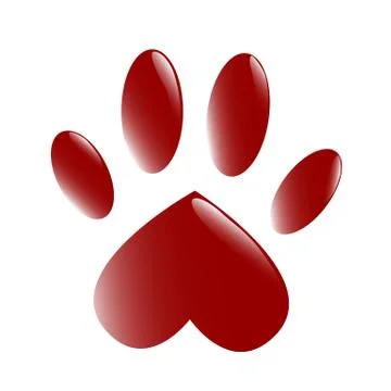The paw Stock Illustration