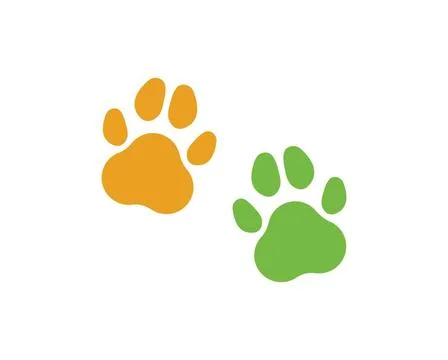 Paw logo icon of pet vector template paw logo icon of pet vector template ... Stock Photos