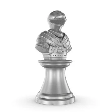 Pawn Chess Realistic 3D Model