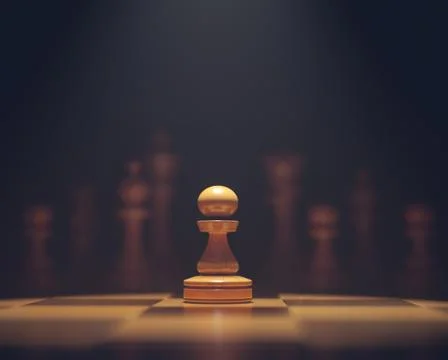 The Pawn In Highlight Stock Illustration